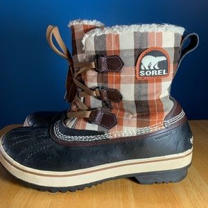 Sorel Plaid Winter Boots